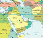Thumbnail of Middle East Map, click to enlarge