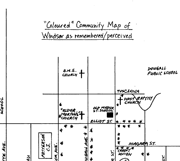 Thumbnail of Carol Talbot's Map from Growing Up Black in Canada, click to enlarge