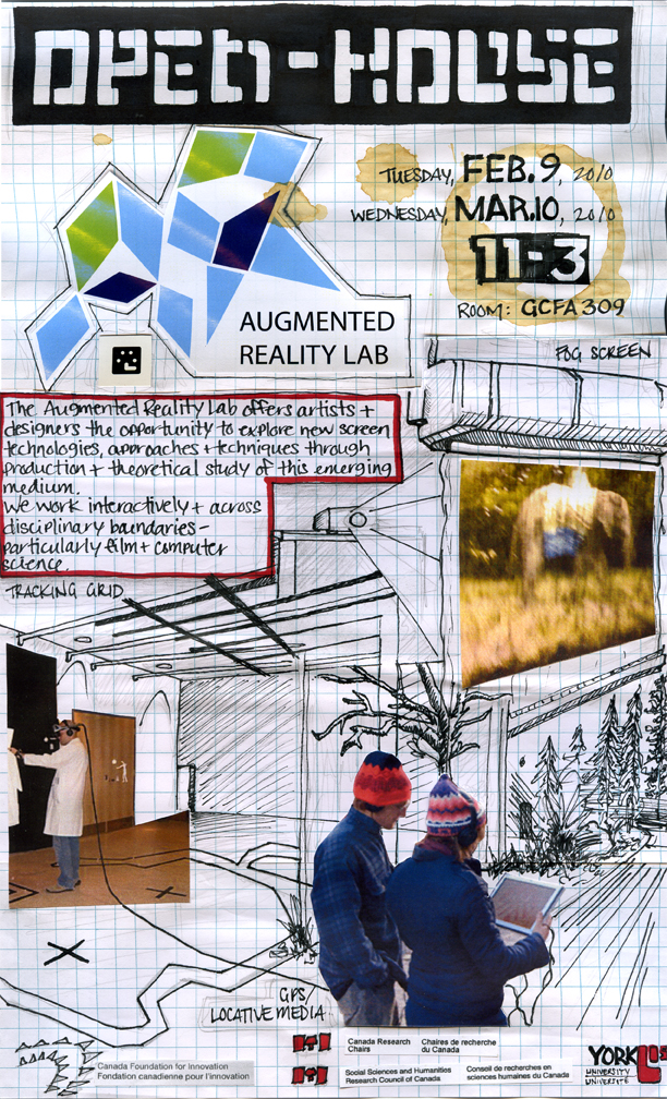 ar lab open house poster - feb 9th, march 10th 2010