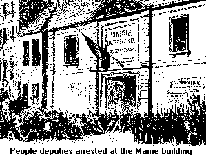 deputies arrested at the Marie Building