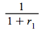`/`(1, `*`(`+`(1, r[1])))