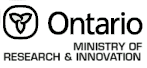 Ontario Ministry of Research and Innovation Logo Image