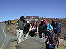Physical Geog. group, top of Haleakala