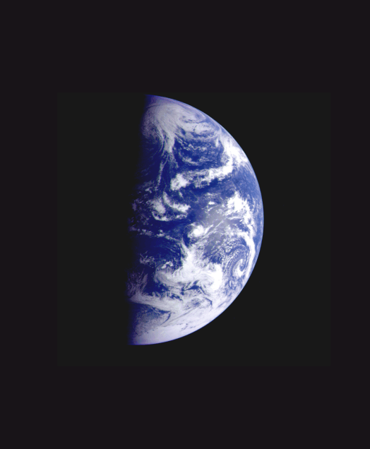 Earth As Seen by Galileo After Second Flyby (Dec 8, 1992)