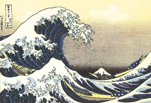 'The Great Wave of Nanagawa' by Hokusai Katsushika (1760 - 1849)