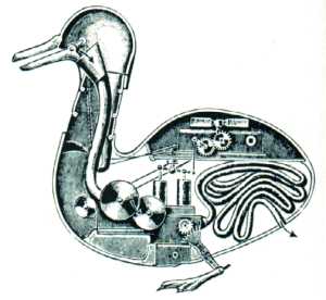 Jacques de Vaucanson (1709 - 1782). Mechanical Duck