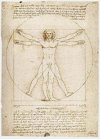 Leonardo da Vinci, Vitruvian Man, 1513