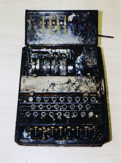 The Enigma Machine Recovered from U-Bot U85