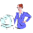 woman at workplace