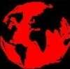 globe in red for socialism