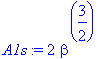 A1s := 2*beta^(3/2)