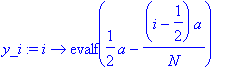 y_i := proc (i) options operator, arrow; evalf(1/2*...