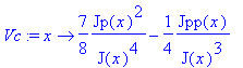 Vc := proc (x) options operator, arrow; 7/8*Jp(x)^2/J(x)^4-1/4*Jpp(x)/J(x)^3 end proc