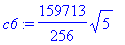 c6 := 159713/256*sqrt(5)
