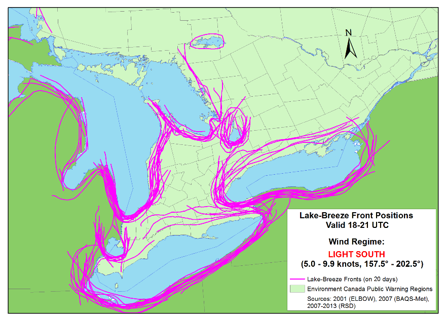 Wind Charts Canada