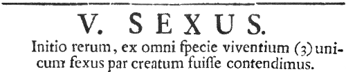 sexus quotation