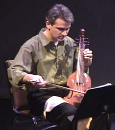 Guy Larocque plays the treble viol