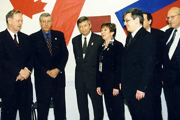 Dignitaries in the Canada Room
