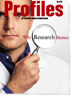 Profiles Magazine Cover - March 2001 - Why Research Matters
