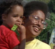 Video still from 1989 film Black Mother Black Daughter by Silvia Hamilton and Claire Prieto