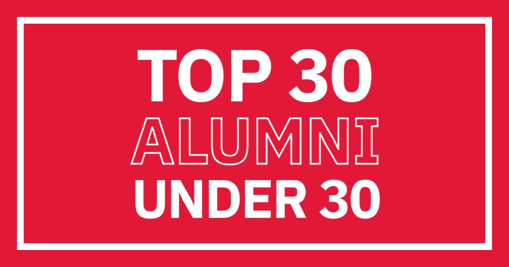 Top 30 Alumni Under 30 graphic
