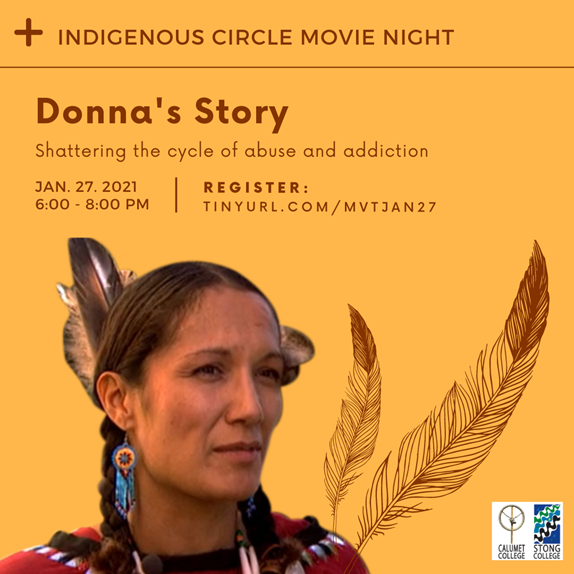 Poster for the movie night: Donna's story.