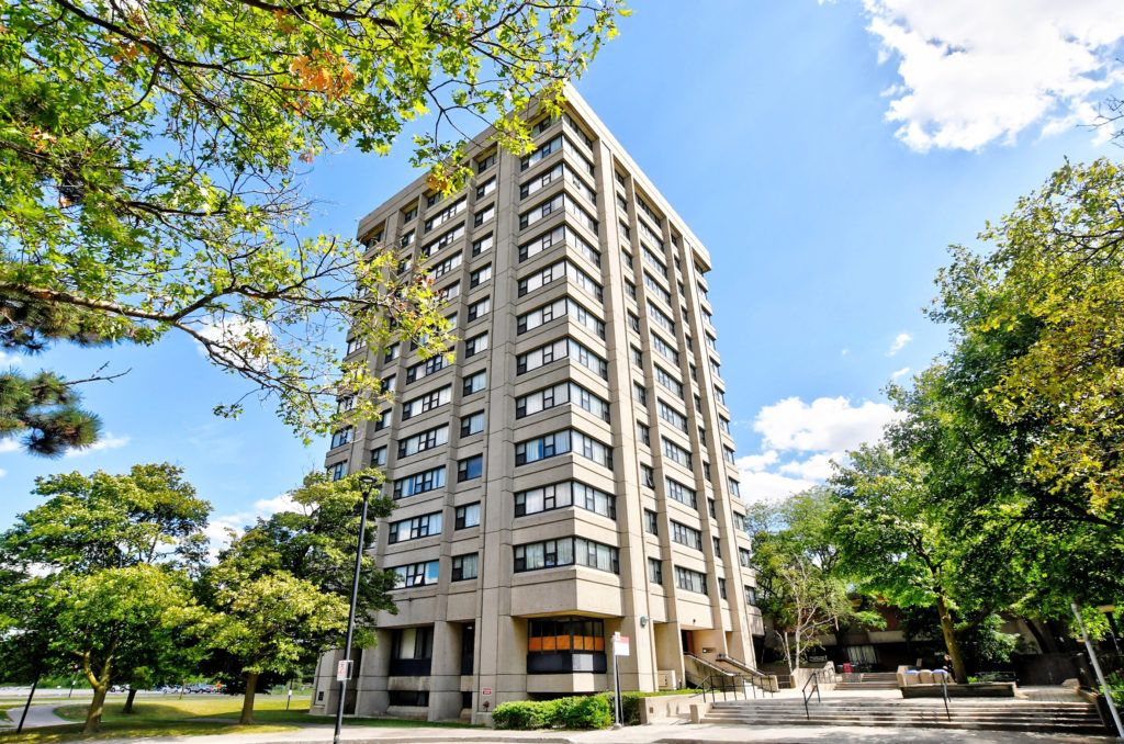 Exterior of Tatham Hall.