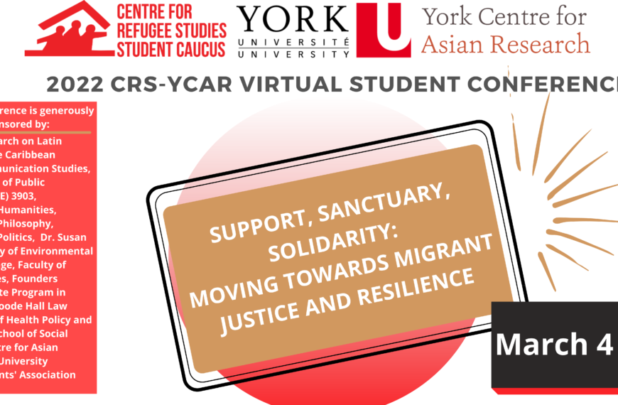 Support, Sanctuary, Solidarity: Moving Towards Migrant Justice and Resilience