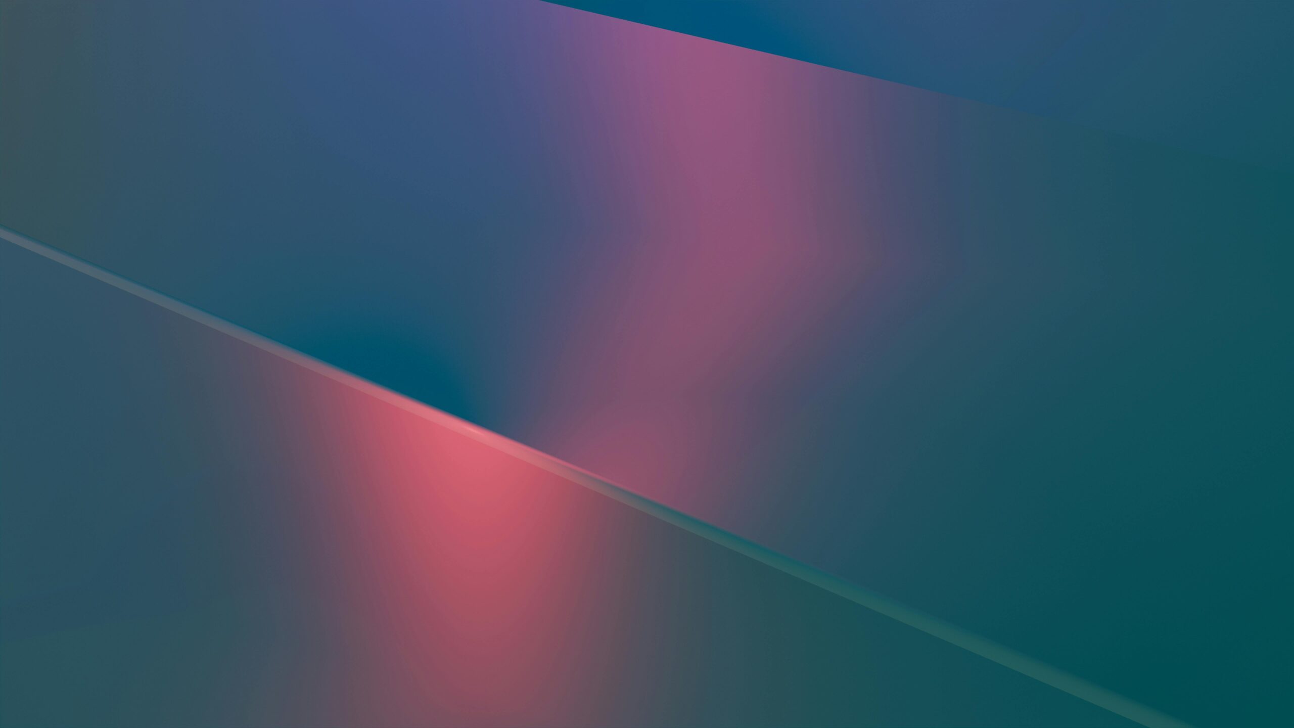An abstract background with a mix of red, green, and blue, featuring two lines resembling light rays