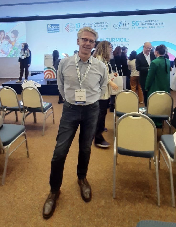 James Orbinski attending the WCPH in Rome