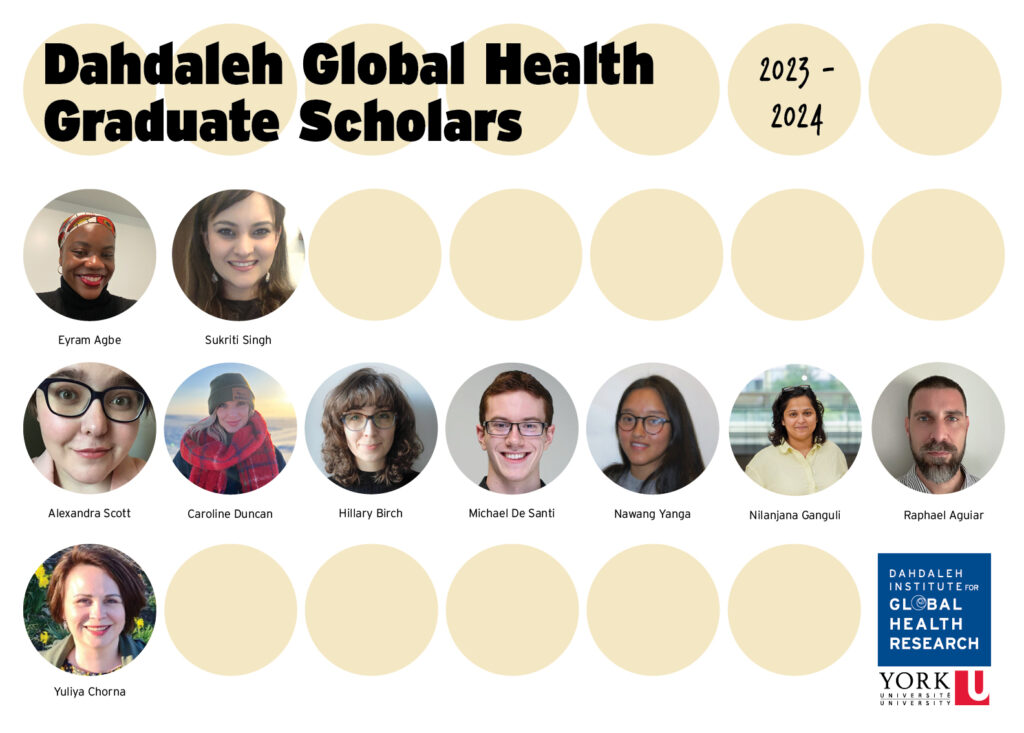 A slide that shows the Dahdaleh Global Health Graduate Scholars