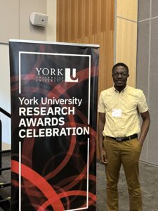 profile of Sherif at York University Research Awards Celebration