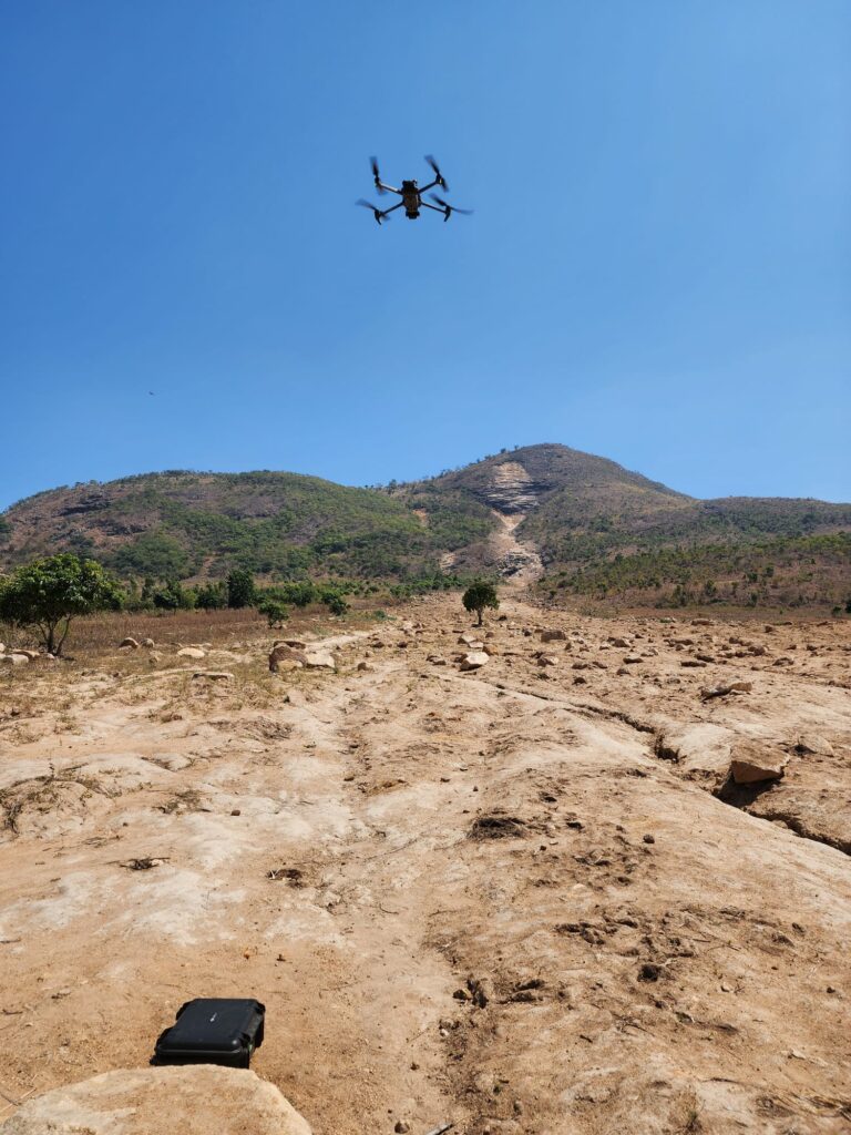 Drone survey at the Chiradzulu landslide
