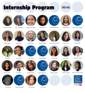 Yearbook image with all interns