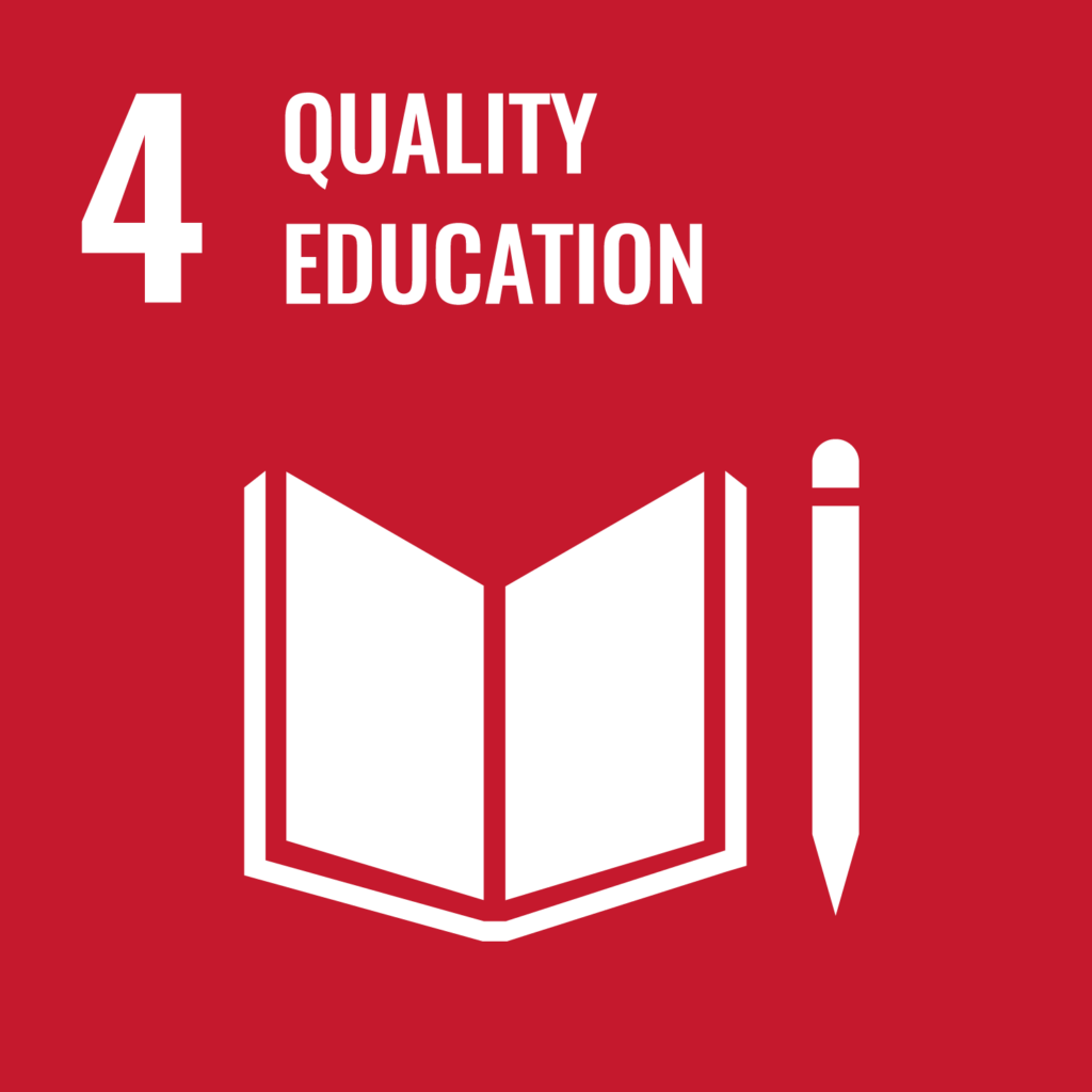 SDG 4 Ensure inclusive and equitable quality education and promote lifelong learning opportunities for all