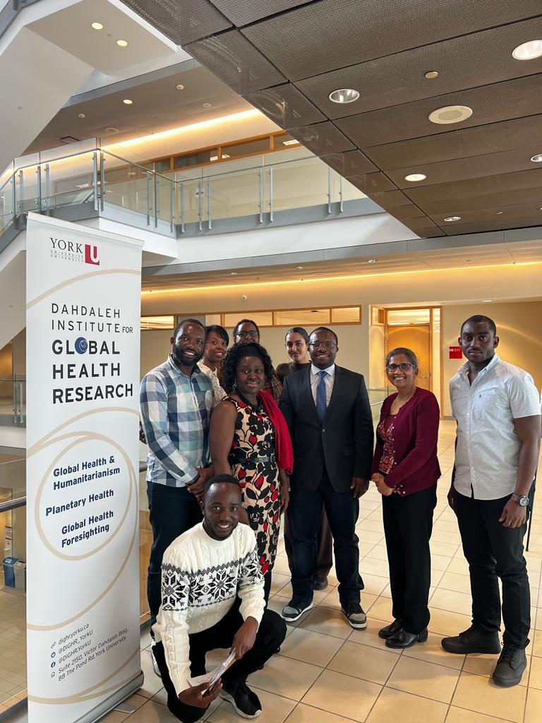 Professor Godfred Boateng with members from community partners Ghana Union of Canada and Gashanti Unity