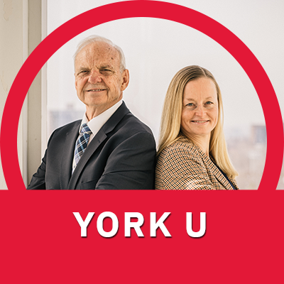 Charles Hopkins, UNESCO Chair in Reorienting Education towards Sustainability at York University, and Katrin Kohl, executive coordinator to the UNESCO Chair.