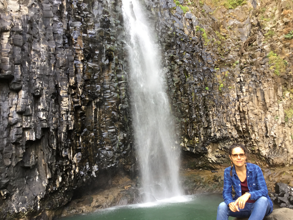 Wendy Medina (in Malino, 2019). Photo taken by Billy Ganzio Saputra.