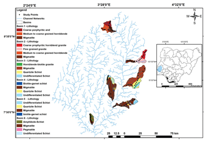ogun river map