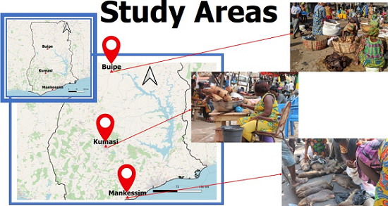 map and images