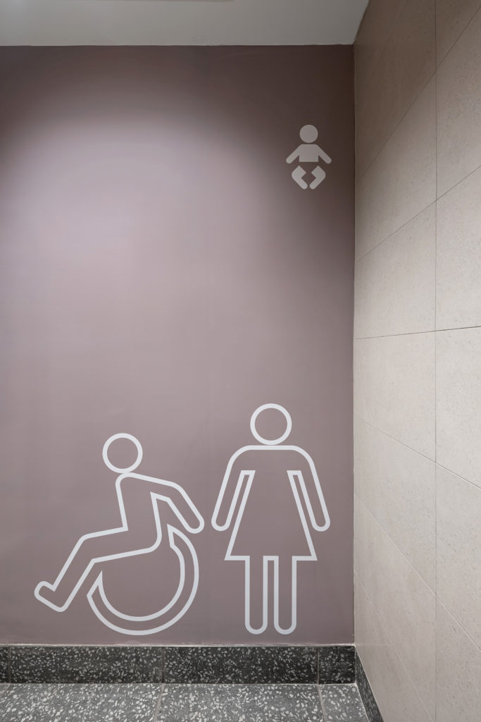 washroom identification symbols