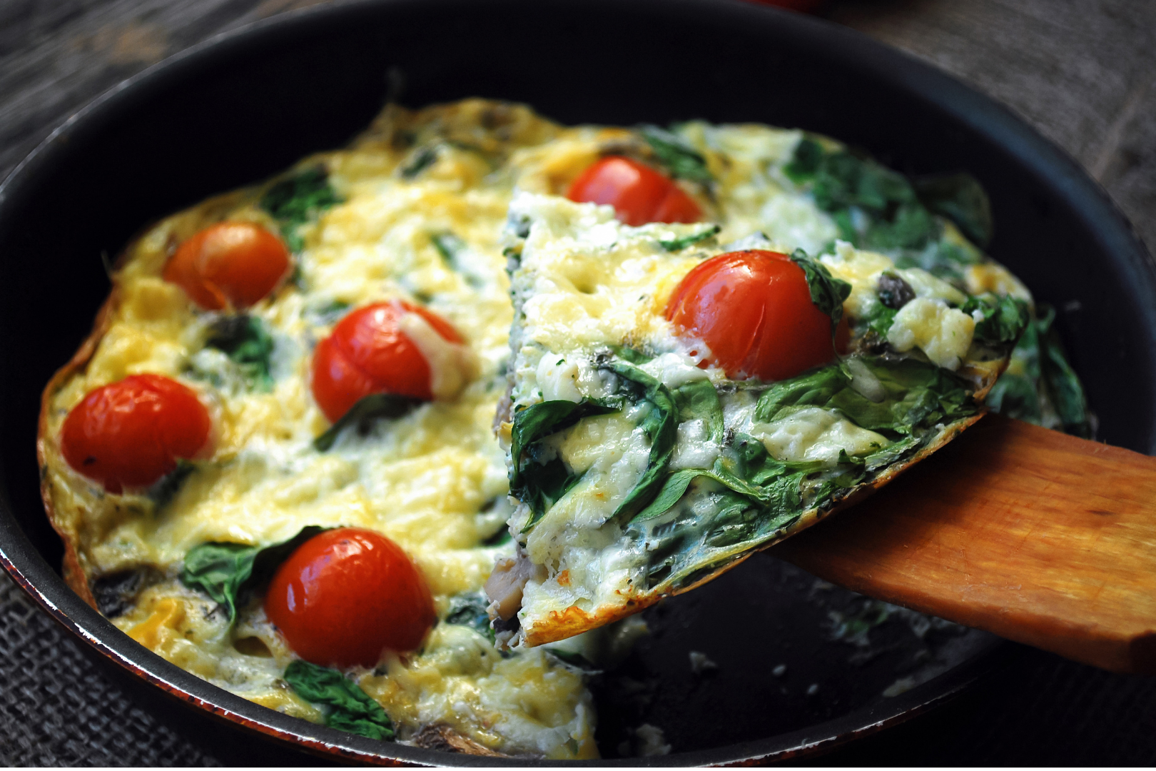 Spinach and Tomato Frittata