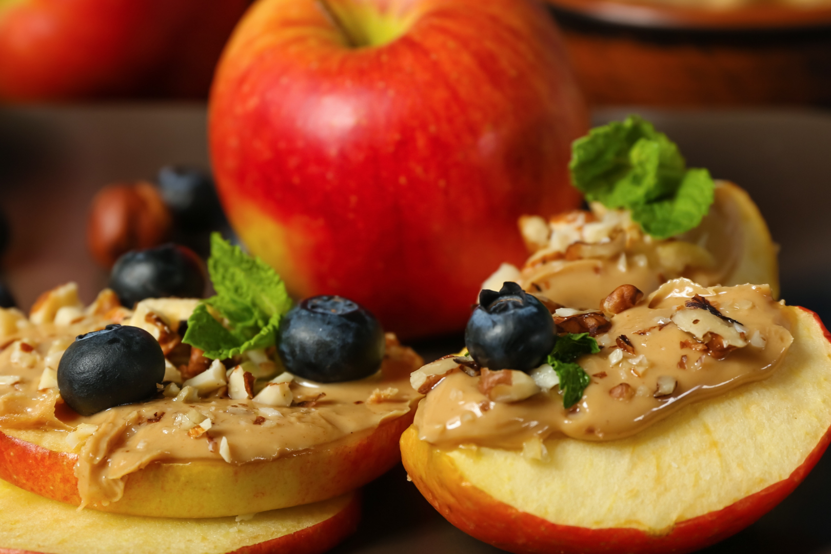 Nutty Apple Rings