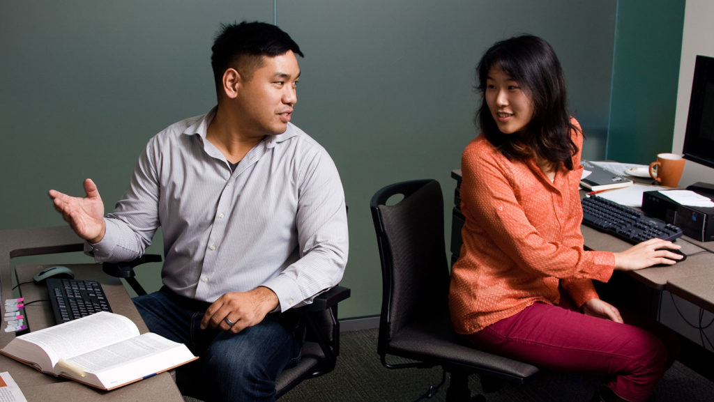 Students on Glendon Campus.