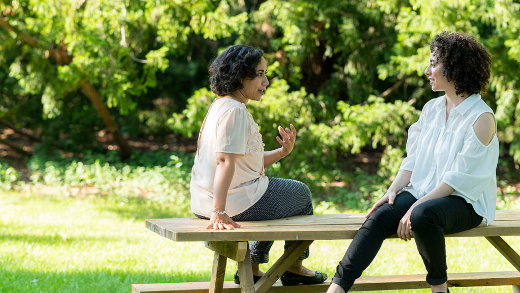 Students on Glendon Campus.