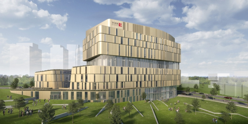 Artists' render of the future Markham Campus building
