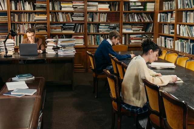 People Sitting at the Table