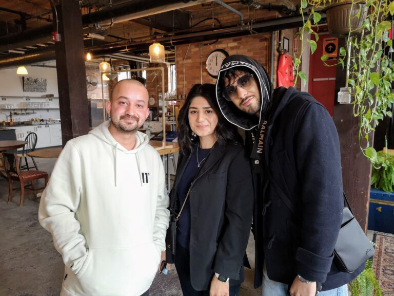 photo of students in York’s Continuing Education Digital Marketing program who were part of the project team: Akshat Sharma, Nargiza Islamova and Tanmay Chauhan