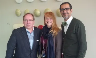 Photo of Sonny Kisch, Bonnie Catlin and Dr. Sean Virani