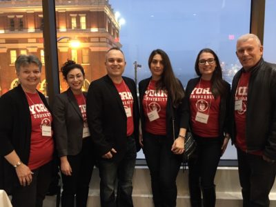 Group photo at case competition